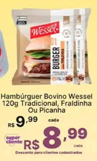 Hambúrguer Bovino Wessel