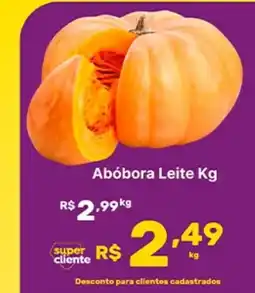 Super Lagoa Abóbora Leite Kg oferta