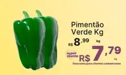 Super Lagoa Pimentão Verde Kg oferta
