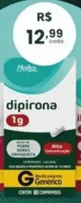 Farmácias Associadas Medley Dipirona oferta