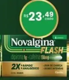 Farmácias Associadas Novalgina Flash oferta