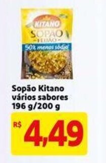 Mercado Extra Sopao Kitano varios sabores 196g/200g oferta