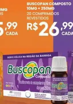 Farmácias Associadas Buscopan Composto 10 mg + 250 mg oferta