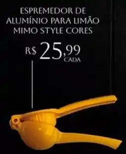 Empório Bahamas Espremedor De Aluminio Para Limao Mimo Style Cores oferta