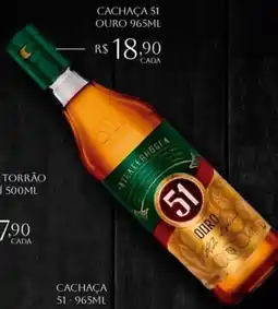 Empório Bahamas Cachaça 51 Ouro oferta