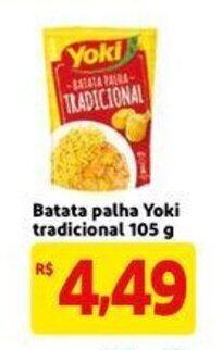 Mercado Extra Batata Palha Yoki tradicional 105g oferta