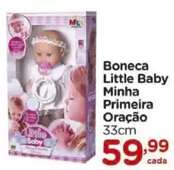 Carrefour Boneca little baby minha primeira oração oferta