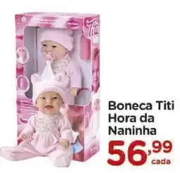 Carrefour Boneca Titi Hora da Naninha oferta