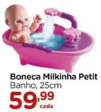 Boneca Milkinha Petit Banho