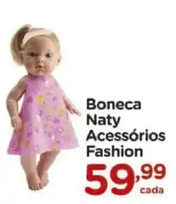 Carrefour Boneca Naty Acessórios Fashion oferta