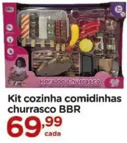 Carrefour Kit cozinha comidinhas churrasco BBR oferta