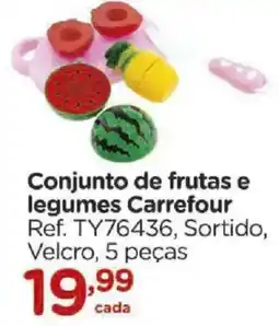 Carrefour Conjunto de frutas e legumes Carrefour oferta