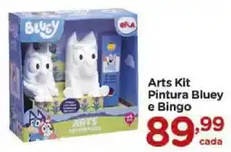 Carrefour arts kit pintura bluey e bingo oferta