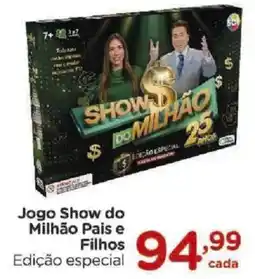 Carrefour Jogo Show do Milhão Pais e Filhos oferta