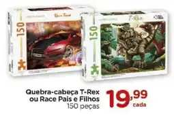 Carrefour Quebra-cabeça T-Rex ou Race Pais e Filhos oferta