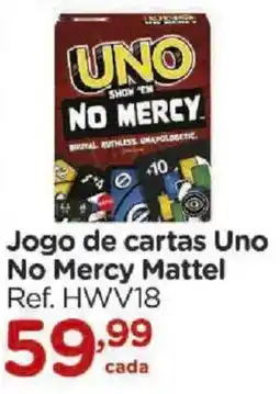 Carrefour Jogo de cartas uno no mercy mattel oferta