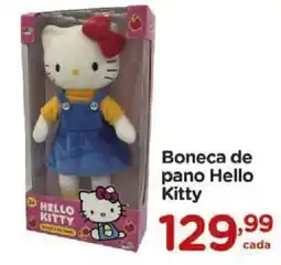 Carrefour Boneca de panho hello kitty oferta