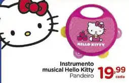 Carrefour Instrumento musical hello kitty pandeiro oferta