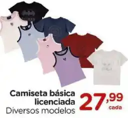 Carrefour Camiseta básica licenciada oferta