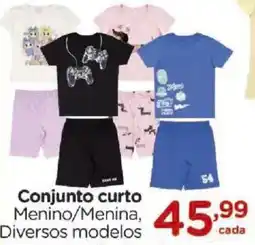 Carrefour Conjunto curto Menino/Menina, Diversos modelos oferta