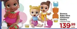 Carrefour Boneca Baby Alive Alimentar oferta