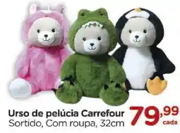 Carrefour Urso de pelúcia Carrefour oferta