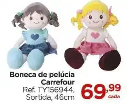 Carrefour Boneca de pelúcia Carrefour oferta