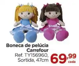 Carrefour Boneca de pelúcia Carrefour oferta