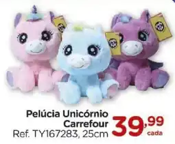 Carrefour Pelúcia unicórnio oferta
