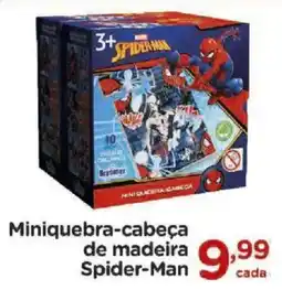 Carrefour Miniquebra-cabeça de madeira Spider-Man oferta