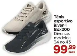 Carrefour Tênis esportivo juvenil Box200 oferta