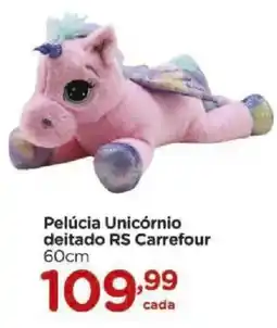 Carrefour Pelúcia unicórnio deitado rs carrefour oferta