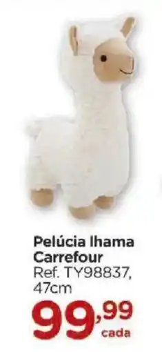 Carrefour Pelúcia lhama oferta