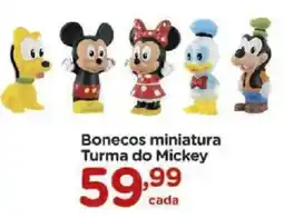 Carrefour Bonecos miniatura Turma do Mickey oferta