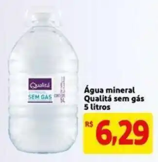 Mercado Extra Agua Mineral Qualita sem gas 5L oferta