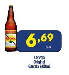 Arena Atacado Cerveja Original Garrafa 600ml oferta