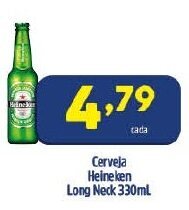 Arena Atacado Cerveja Heineken Long Neck 330ml oferta