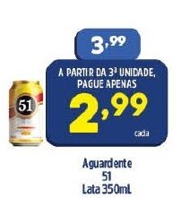 Arena Atacado Aguardente 51 Lata 350ml oferta