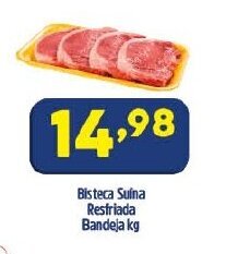 Arena Atacado Bisteca Suina Resfriada Bandeja 1kg oferta