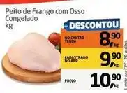 De - peito de frango com osso congelado