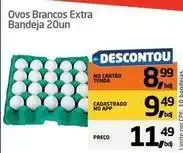 Tenda Atacado Extra - ovos brancos extra bandeja 20un oferta