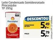 Tenda Atacado Piracanjuba - leite condensado semidesnatado oferta