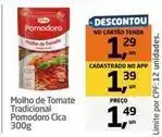 Tenda Atacado Pomodoro - molho de tomate tradicional oferta