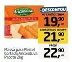 Tenda Atacado Aricanduva - massa para pastel cortada oferta