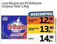 Tenda Atacado Brilhante - lava-roupas em pó limpeza total oferta