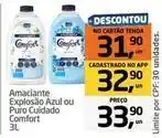 Tenda Atacado Comfort - amaciante explosão azul ou puro cuidado oferta
