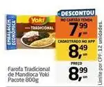 Tenda Atacado Yoki - farofa tradicional de mandioca oferta