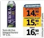 Tenda Atacado Aurora - suco de uva integral tp oferta