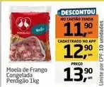 Tenda Atacado Perdigão - moela de frango congelada oferta