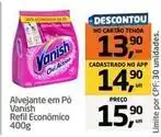 Tenda Atacado Vanish - alvejante em pó refil economico oferta